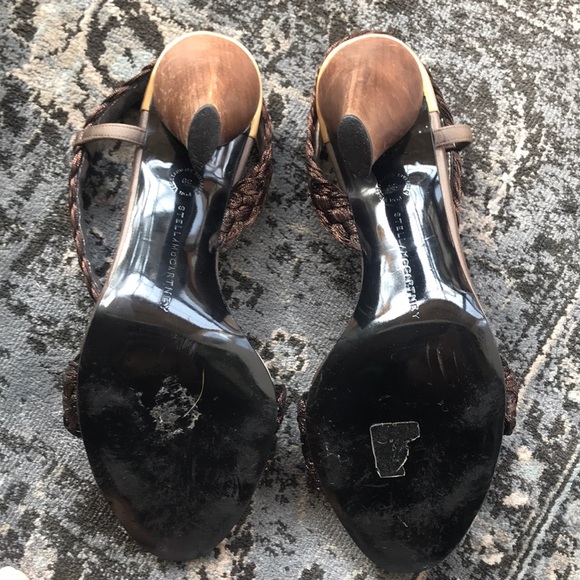 Bronze Stella McCartney heels - Picture 5 of 5